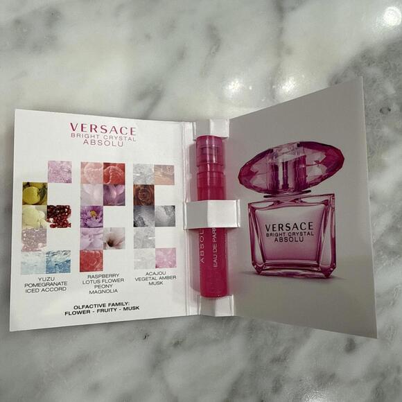 4 Versace Women's Fragrance Samples Dylan Purple, Turquoise, Bright Crystal - Picture 6 of 6
